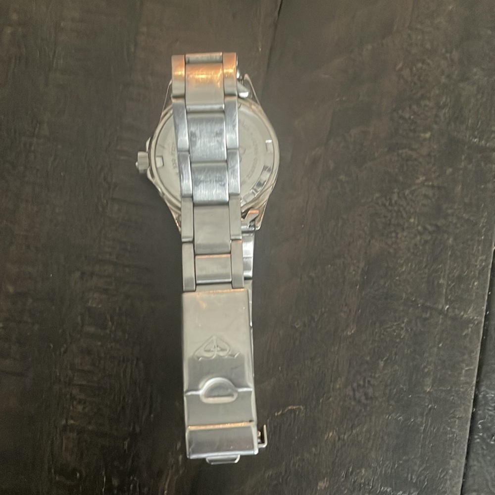 Beautiful Roxy Watch... Silver With Stone Around … - image 5